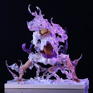 Novità 2025 Action <span class=keywords><strong>Figure</strong></span> Anime di Alta Qualità <span class=keywords><strong>One</strong></span> <span class=keywords><strong>Piece</strong></span> Monkey D. Luffy Nika Gear 5 Modello con Due Teste Intercambiabili da Collezione - Product Image 3