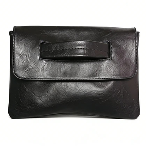 Borsa Clutch Vintage da <span class=keywords><strong>Donna</strong></span> alla Moda, <span class=keywords><strong>Grande</strong></span> Capacità, Motivo Geometrico, in Pelle Vegana Morbida con Chiusura a Cerniera, Nuovissima Pochette - Product Image 1