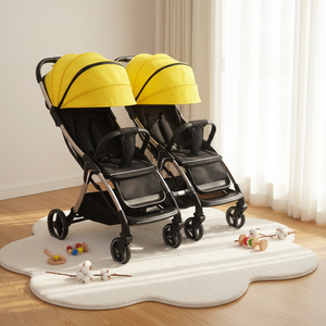 Hot Mom Compact Travel Ligero Cochecito de bebé Cochecito plegable para viajes en avión para niños y bebés - Product Image 3