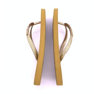 Chanclas de lujo con purpurina dorada para niñas, <span class=keywords><strong>sandalias</strong></span> de la mejor calidad - Product Image 4