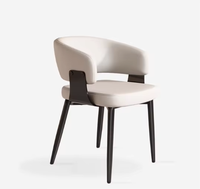 Luxuriöser High-End Hotelstuhl – Esszimmerstuhl mit Rückenlehne für Zuhause, nordisch modern, minimalistisch