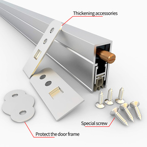 Joint <span class=keywords><strong>de</strong></span> <span class=keywords><strong>bas</strong></span> <span class=keywords><strong>de</strong></span> <span class=keywords><strong>porte</strong></span> en <span class=keywords><strong>aluminium</strong></span> TOBS Factory automatique à fermeture sous pression, insonorisant, anti-incendie/anti-fumée et garantie <span class=keywords><strong>de</strong></span> 3 ans - Product Image 1
