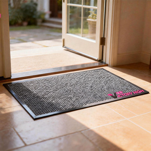 <span class=keywords><strong>Tapis</strong></span> d'entrée antidérapant en polyester non tissé avec motif ananas en PVC pour usage domestique et commercial - Product Image 3