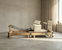 Reformer Pilates en érable personnalisé, prix bas, durable, équipement d'entraînement complet du corps, machine Pilates réglable pour studio commercial