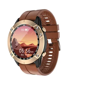Akıllı saat 1.28 inç tam yuvarlak tam dokunmatik çağrı Smartwatch DK60 açık spor T Fit spor izci izle erkekler kadınlar için
