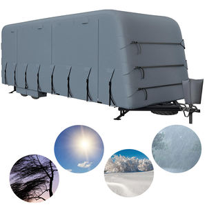 고급 방풍 방수 립스탑 자외선 차단 야외용 튼튼한 여행 트레일러 모터홈 카라반 RV 커버 특가 판매 - Product Image 3