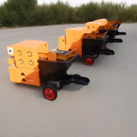 Machine de pulvérisation de béton de vente chaude avec composants de noyau de moteur de pompe à moteur; pour la pulvérisation de mortier/plâtrage