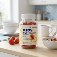 Gummies multivitaminées pour enfants saveur fraise, 60 unités, supplément vitaminique et minéral, bonbons gommeux, certifiés GMP, améliore la santé