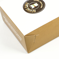 Boîte porte-gobelets en kraft personnalisée pour bubble tea, café, smoothies, café à emporter, livraison, restaurant, fête