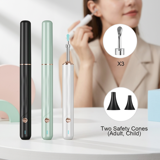 Hot Sale Digital Wireless Otoscope Ear Camera Ear Wax Removal Tool Otoscope Wifi Health Care Endoscope for IOS & Android