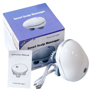 Masajeador Inteligente para el Cuero Cabelludo con Carga USB, Masajeador de Cabeza con Vibración y Amasamiento, Terapia de Luz Roja, Alivio del Estrés - Product Image 6