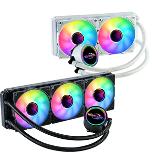 Enfriador de Agua AIO Popular de Tamaño Completo Blanco y Negro 2011, Soporte Universal para los Últimos Procesadores AM5/LGA1851 AM4/LGA1700/1200 - Product Image 5