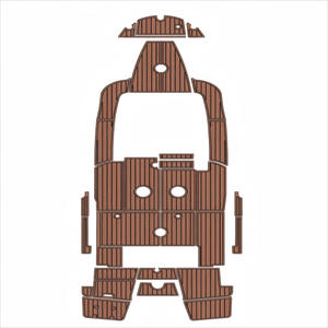 Plancher en teck EVA Quicksilver Activ 755 Open Wood 2022, design moderne pour yachts et navires marins, installation facile par clic, best-seller sur eBay - Product Image 3