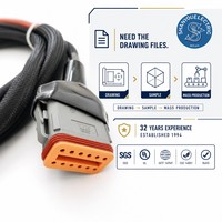 Harnais de câblage électronique personnalisé Tyco Electronics pour vélo électrique
