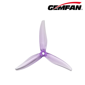ใบพัด Gemfan 5128 0 แบบสามใบ สำหรับโดรน FPV ขนาด 5 นิ้ว สีฟ้าใส - Product Image 5