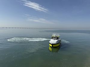 <span class=keywords><strong>Bateau</strong></span> de travail en alliage d'aluminium personnalisé avec fond en V profond pour la sécurité et le sauvetage maritimes - Product Image 3