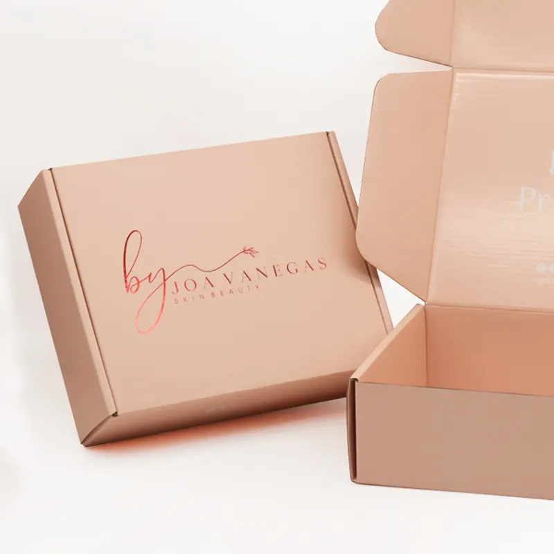 Custom Goedkopere Kosten Kleurendruk Opvouwbaar Luxe Fancy Papier Chocolade Snoep Cadeau Roze Mailer Doos Verpakking