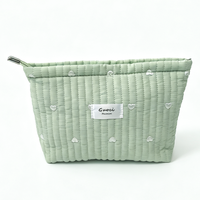 Trousse de Toilette de Voyage Portable Grande Capacité en Polyester Doux avec Fermeture Éclair, Imprimé Paysage, Écologique, Personnalisable pour Femme - Collection Été