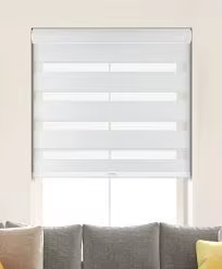 Chất Lượng Cao 5 Sao Hai Lớp 100% Màn Ánh Sáng Ngày Đêm Zebra Rèm Cửa Sổ Shades UV-Bảo Vệ Vải Polyester Con Lăn - Product Image 2