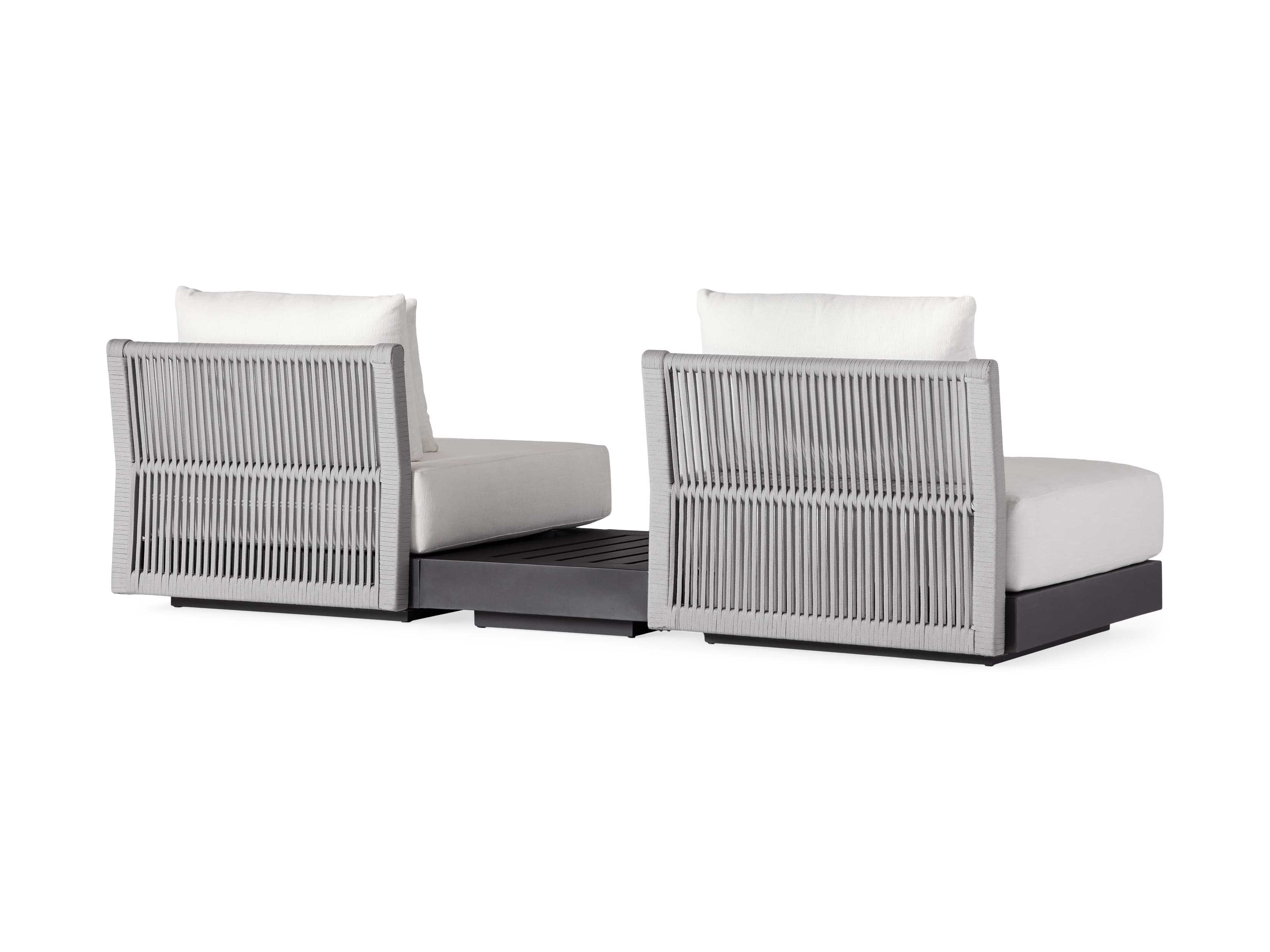 Factory Wholesale Garden Outdoor Nordic Patio Modern Furniture Outside Durable Fabric Alu Aluminium Sofa for Home Yard