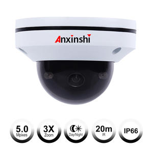 Mini câmera dome ótica de 5.0mp 3x, câmera dome de tamanho mini, ir 20m, 4 em 1, cor, speed dome, carcaça de metal, com zoom - Product Image 2