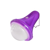 Lanterne solaire rechargeable 3W 6V LED du fournisseur de la Chine étanche à la pluie IP65 suspendu à l'extérieur pour la pêche et l'utilisation de la route prix d'usine