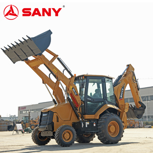 SANY Retroexcavadora Excavadora Capacidad del cucharón del cargador 1,0 M3 Tractor con cargador y retroexcavadora - Product Image 1