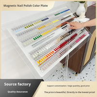Échantillon de vernis à ongles de qualité salon, outil de comparaison des couleurs, plaques de présentation d'ongles en acrylique, livre de présentation, support de présentation - Ongles professionnels