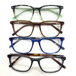 Occhiali da vista unisex in acetato Kalin Gzlk, montatura nera a occhio di gatto, lenti alla moda, design personalizzato - Product Image 3