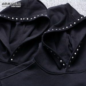 Su misura 400gsm 3D per la stampa a sbuffo felpa invernale da uomo in stile <span class=keywords><strong>Y2K</strong></span> realizzata in 100% cotone spugna ampia con cappuccio - Product Image 3