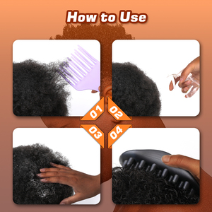 Peigne afro de haute qualité, outil de bouclage torsadé, divers styles, torsion de cheveux pour hommes noirs, brosse à cheveux bouclés - Product Image 6