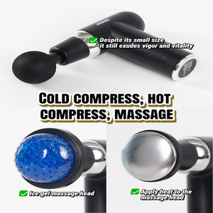 Mini <span class=keywords><strong>Pistola</strong></span> <span class=keywords><strong>de</strong></span> <span class=keywords><strong>Masaje</strong></span> Frío y Calor, Portátil, para Recuperación Muscular, Masajeador <span class=keywords><strong>de</strong></span> Percusión <span class=keywords><strong>de</strong></span> Tejido Profundo, Fabricante OEM para Gimnasio y Fitness - Product Image 3