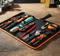 Ensemble d'outils multifonctionnels de 13 pièces avec tournevis isolés, ensemble d'outils ménagers, certifié GS, OEM personnalisé