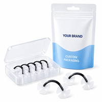 Dispositif anti-ronflement à marque privée, dilatateur nasal en silicone de qualité médicale, emballage personnalisé, aérateurs nasaux réutilisables pour un meilleur sommeil