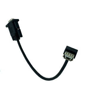 0.25M DB9 nữ jack để Micro-USB Nữ adapter Cable với PVC áo khoác và bện che chắn cho máy ảnh và máy tính - Product Image 3