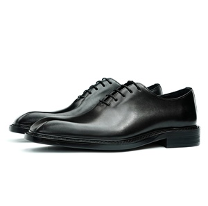 Nuevos Zapatos Casuales de Negocios para Hombre, de Cuero Genuino, con Cordones, Punta Ancha, Suela Gruesa, Transpirables, para Oficina y Carrera Profesional - Product Image 5