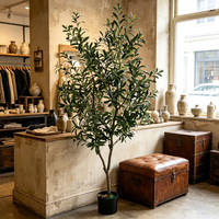 Décoration événementielle en gros : Faux olivier sur pied, plantes artificielles réalistes, bonsaï en pot, cadeaux de mariage et de Noël, décoration pour bureau et maison