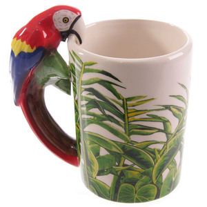 Lelyi-taza de agua de cerámica con flamencos, taza de leche <span class=keywords><strong>para</strong></span> el desayuno, estéreo, 3D, personalizada - Product Image 1