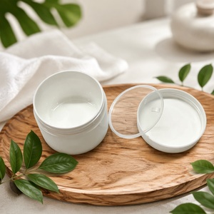 Pot cosmétique vide 15g blanc, petit récipient rechargeable pour baume et soins corporels - Product Image 6