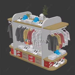 Welcome Design Garment Kiosk Cartoon Clothing Display Kiosk 8pcs <strong>Layette</strong> Display Unisex Garment Kiosk Fixture t Shirt Kiosk OEM - Product Image 5