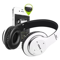 Casque sans fil pas cher avec microphone, casque pliable, son basse HiFi, musique stéréo, écouteurs pour smartphones, TV, jeux