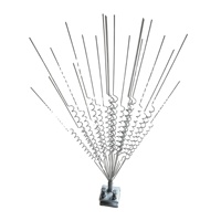 Griffes anti-oiseaux en acier galvanisé pour lignes aériennes, légères, à fixation par boulons, montage par serrage, haute tension