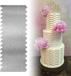 Chất lượng cao băng thép không gỉ mượt mà bánh Pastry Cắt Đánh Bóng Icing <span class=keywords><strong>scraper</strong></span> mượt mà bánh trang trí công cụ nướng - Product Image 3