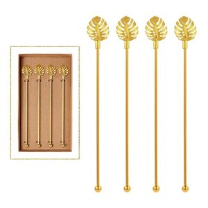 Venta al por mayor personalizada hoja de metal mango Swizzle Sticks para bebidas en el precio asequible de la India - Product Image 6