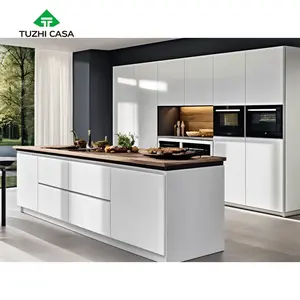 Tuzhi Casa 2024 nhà bếp tủ nhà cung cấp phong cách Modular gỗ hiện đại đầy đủ đồ nội thất nhà bếp đặt tủ