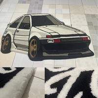 Tapis personnalisé irrégulier pour baskets, tapis anime pour salon, tapis tufté de luxe, tapis tufté personnalisé en acrylique avec logo