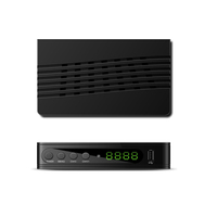 Nouveau décodeur DVB-T2 1080p Android 11 TV Box avec prise en charge H.265, chaînes FTA, certifié CE, récepteur satellite
