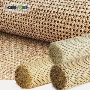 Rattan factory natural webbing cane open material rattan roll for chair furniture