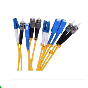 สายแพทช์ไฟเบอร์ออปติกแบบ Single mode, Multi mode, Simplex, Duplex พร้อมหัวต่อ SC, FC, LC, ST, MTRJ, MDIN - Product Image 1