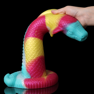 YOCY Dildo de Fantasía King Cobra, Dildo Monstruo, Pene Animal, Pene Enorme, Masturbador Femenino, Tapón Anal, Tapón Anal Grande, Juguetes Sexuales - Product Image 2